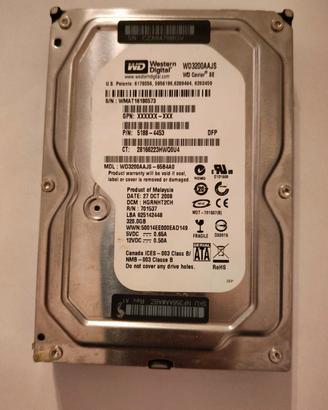 hard disk 320 GB  3.5