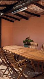 Tavolo Acacia allungabile 160 o 200 o 240 o 300cm 