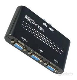 2 porte VGA/SVGA Video Switcher Splitter 2 vie