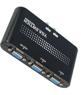 2 porte VGA/SVGA Video Switcher Splitter 2 vie