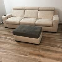 Divano poltrone e sofà relax elettrico + pouf