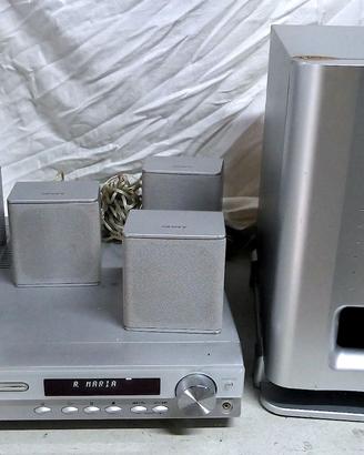 Sistema Home Theatre Sony "senza telecomando".