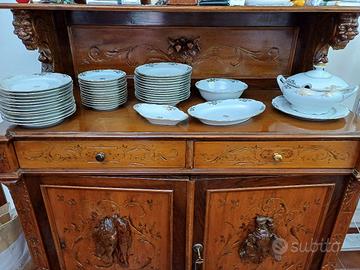 servizio piatti vintage