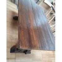 Tavolo vintage legno massello gambe in legno
