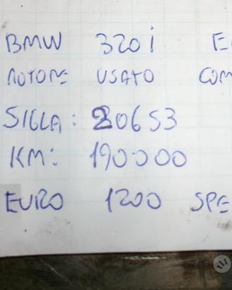 Motore bmw 2.0 benzina 6 cilindri tipo 206s3