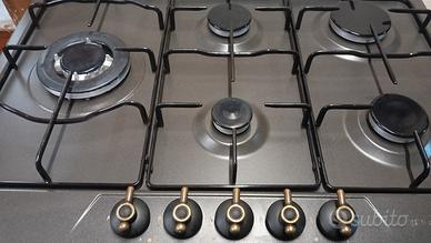piano cottura a gas Tecnogas da 75 cm