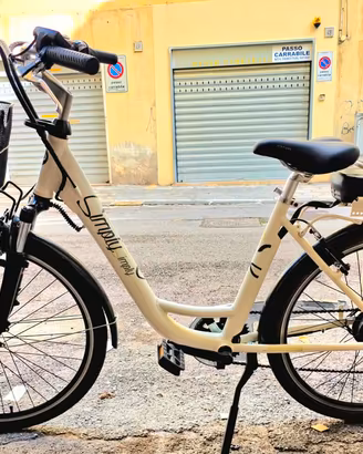 Bicicletta Donna Elettrica elegante 