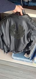 giacca pelle Belstaff moto