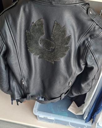 giacca pelle Belstaff moto