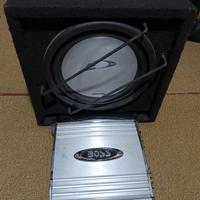 amplificatore  con sub per auto  Boss CH450