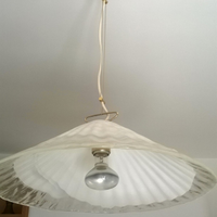 Lampadario in vetro moderno