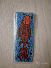 Segnalibro artigianale tema mare 