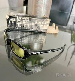 Occhiali Rari Oakley Four - Black/ H.I. blue