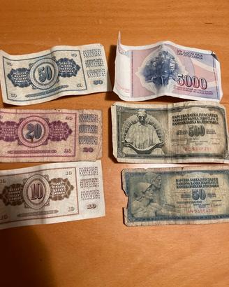 Banconote iugoslave