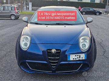 Alfa mito 1.4 78cv gpl 2011 neopatentati 
EURO 5B