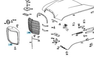 Calandra e Grigia per Mercedes W110