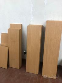 Mensole ripiani in legno 2 colori