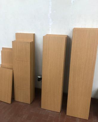 Mensole ripiani in legno 2 colori