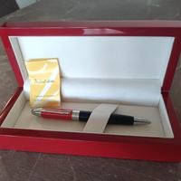 Penna Roller Laurea Scatola Rossa Argento 925