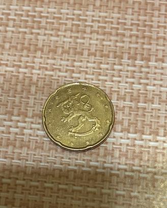 Monete da due euro e una da 20 centesimi rare