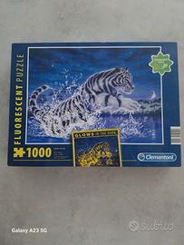 Puzzle Clementoni Fluorescente 1000 Pezzi – Tigre