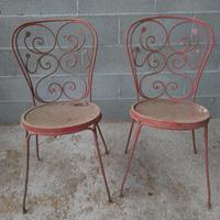 sedie in ferro battuto 