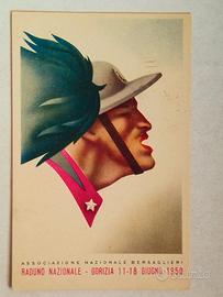 Cartolina Raduno Bersaglieri Gorizia - 1950