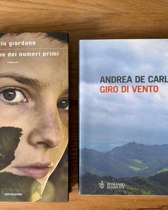 Set 2 romanzi Giordano - De Carlo