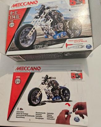 Meccano gioco moto vintage completo