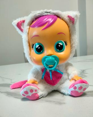 Bambola Cry Babies Daisy ride piange parla 
