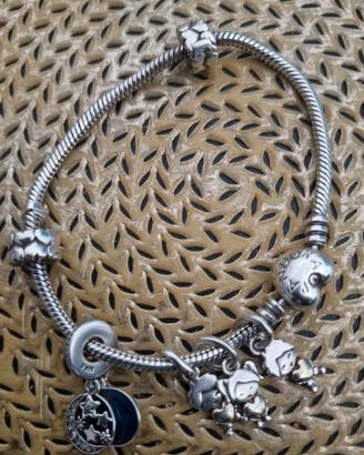 Bracciale Pandora originale Argento 925 con charm 