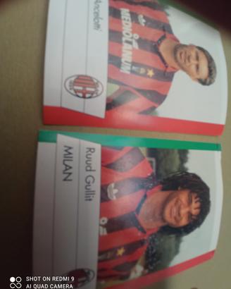 Gullit e Ancelotti figurine 1992 Calcioflash 