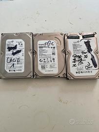 3 Hard Disk Seagate, 1 TB + 750 GB + 500 G