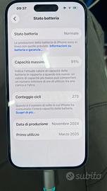 Iphone 15 128GB Bianco