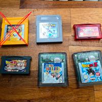 Vari giochi Gameboy