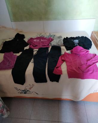felpe, pantaloni tg. 6/7 a