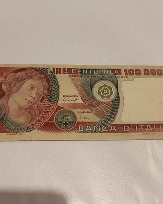 100.000 LIRE BOTTICELLI