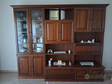 PARETE ATTREZZATA CLASSICA CON TAVOLINETTO 