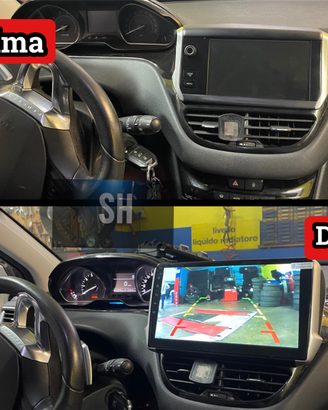 Car tablet specifico per Peugeot 208 - 2008