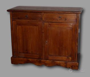 ANTICA CREDENZA '800 IN LEGNO MASSELLO RESTAURATA