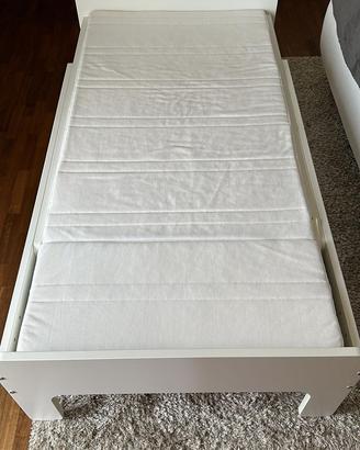 LETTINO ALLUNGABILE IKEA + MATERASSO