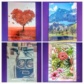 Portafoto / albumini / foto quaderni 14 x 20 cm