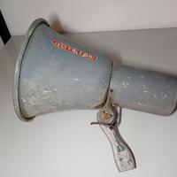 Megafono Vintage, struttura in metallo pressofuso