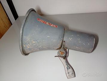 Megafono Vintage, struttura in metallo pressofuso