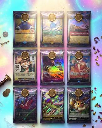 Mistery Pack! Carte Pokemon, One Piece, Lorcana