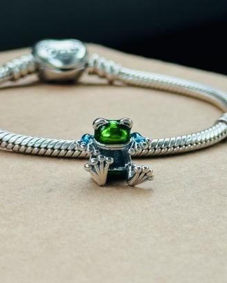Charm Rana argento compatibile bracciale Pandora