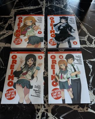 Oreimo manga serie completa volumi 1/4