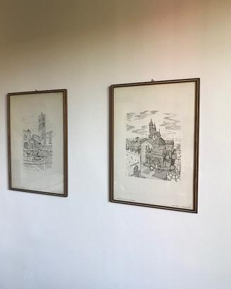 Coppia di stampe
