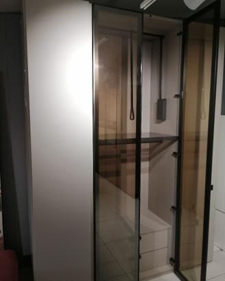 Armadio cm.193 laccato+vetro stop sol h.253