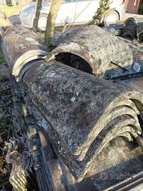 Tegole in cemento granulato Wierer onda marina